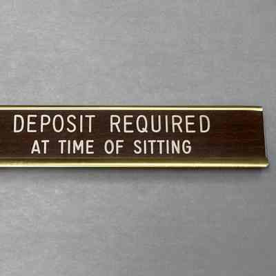Photography Studio Desk Plate