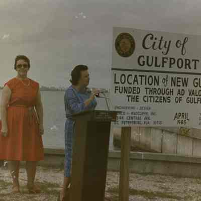 Dedication of Pier Site