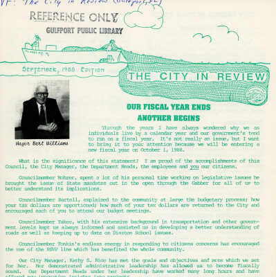 The City in Review, September 1988