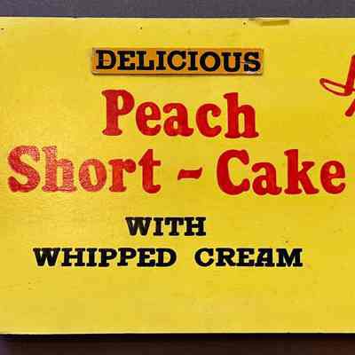 Cafeteria Sign