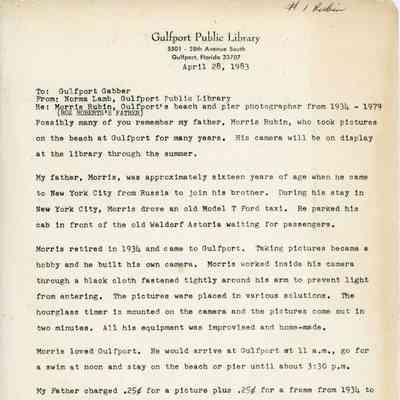 Morris Rubin Scrapbook