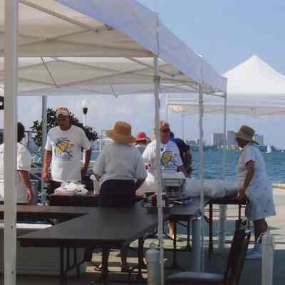 Fun Run Event Tables at Gulfport Casino