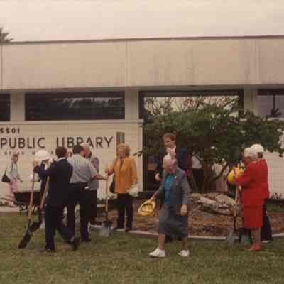 Gulfport Public Library Addition Ground Breaking