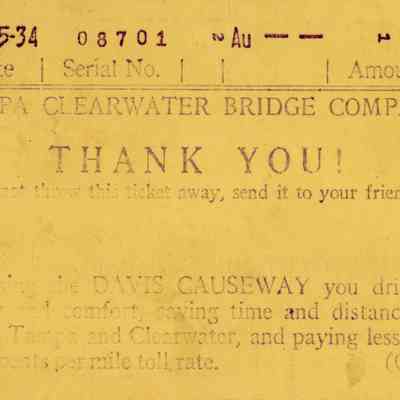 Davis Causeway Ticket