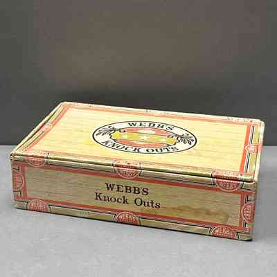 Webb's Knock Outs Cigar Box