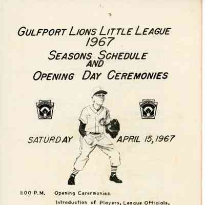 Little League Program, 1967