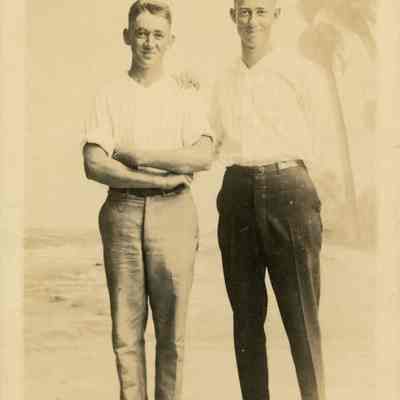 Two Men on Beach