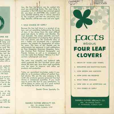Facts About Four Leaf Clovers