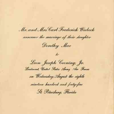 Marriage Announcement