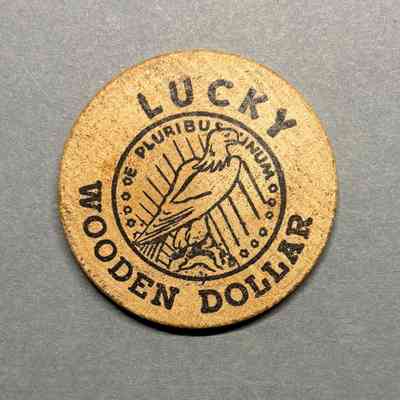 Lucky Wooden Dollar
