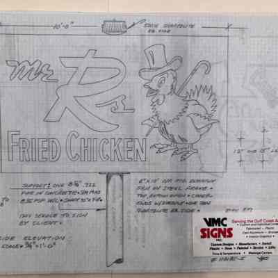W.E. "Earl" Killian Sign Sketch Set