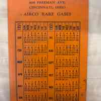          Pioneer Neon Supply Co. Airco Air Reduction Fluorescent Tube Color Chart picture number 2
   