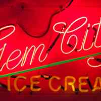 Gem City Ice Cream Neon Sign