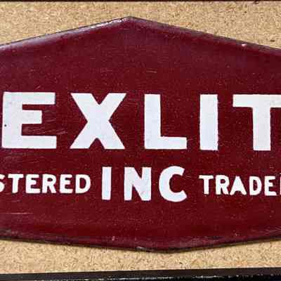 Texlite Porcelain Enamel Sign Tag