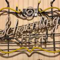 Schoenling Beer Neon Skeleton Point-of-Purchase POP Sign