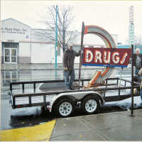          Drugs Double-Faced Arrow Neon & Lightbulb Sign picture number 3
   