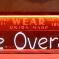 Lee Overalls Neon Point-of-Purchase POP Sign