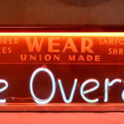 Lee Overalls Neon Point-of-Purchase POP Sign