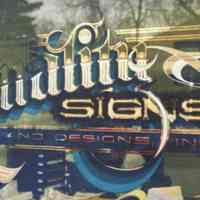 Quality Signs & Designs Goldleaf Glass Window