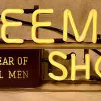 Freeman Shoes 1950s Neon Point-of-Purchase Sign