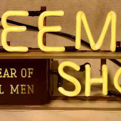 Freeman Shoes 1950s Neon Point-of-Purchase Sign