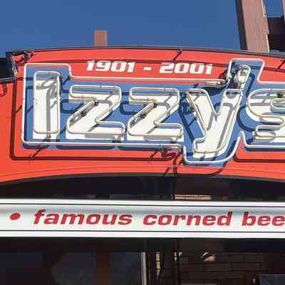 Izzy's Neon and Plastic Sign