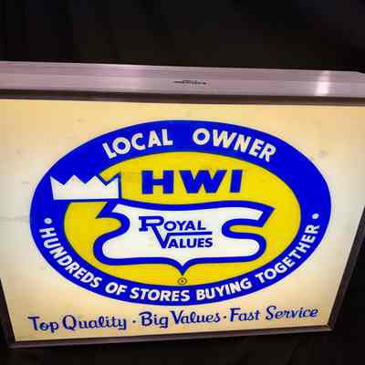 Royal Values Illuminated Plastic Sign
