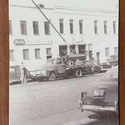 Standard Neon Supply Truck Photograph