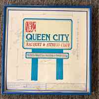 Queen City Racquet & Fitness Club Sign Sketch