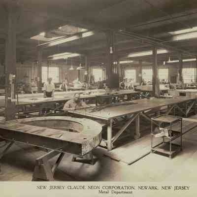 Claude Neon Corp. Newark NJ Employee Photograph