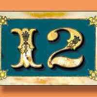 George C. Brooke Gilded Glass Panel Set