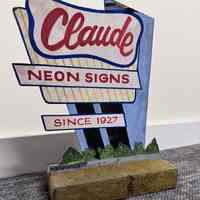 Claude Neon Scale Model
