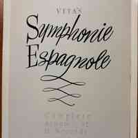          Veta's Symphonie Espagnole Show Card Photograph picture number 1
   