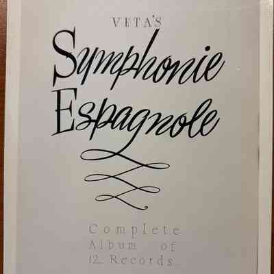 Veta's Symphonie Espagnole Show Card Photograph