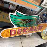 Dekalb Flying Corn Wood Sign
