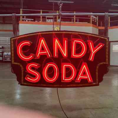 Candy Soda Neon Sign