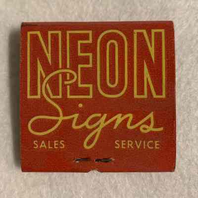 Wonderlite Neon Products Matchbook