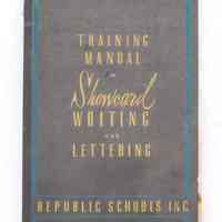 Training Manual in Showcards and Lettering