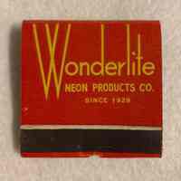          Wonderlite Neon Products Matchbook picture number 2
   