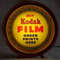 Eastman Kodak Illuminated Countertop Sign