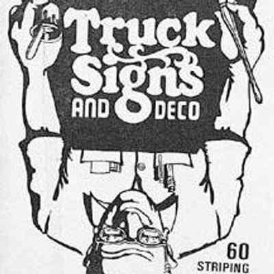 Truck Signs and Deco: 60 Striping Design Ideas for Semi Trucks compiled by Ed "Big Daddy" Roth