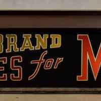 Star Brand Shoes Point-of-Purchase Sign