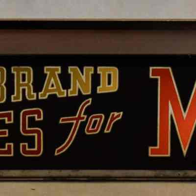 Star Brand Shoes Point-of-Purchase Sign