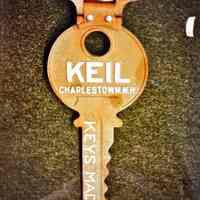 Key-Shaped Metal Trade Sign