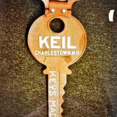 Key-Shaped Metal Trade Sign