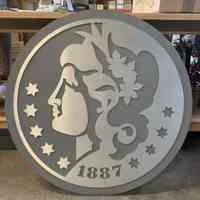 US Silver Dollar Aluminum Replica