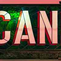 Candy Stained Glass Illuminated Sign