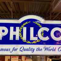 Philco Internally Illuminated Plastic Sign