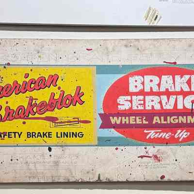 Beverly Sign Co. Sketch - American Brakeblock Brake Service