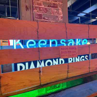 Keepsake Diamond Rings NOS Sign